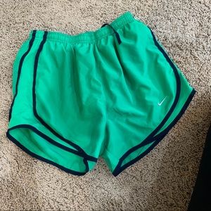 Green Dri-Fit Nike Shorts